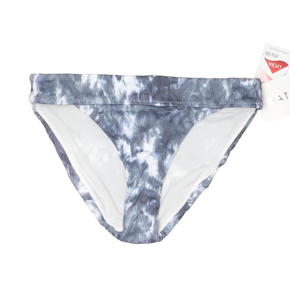 Athleta Other - NWT Athleta Tulum Bikini Bottom Chrome Blue White